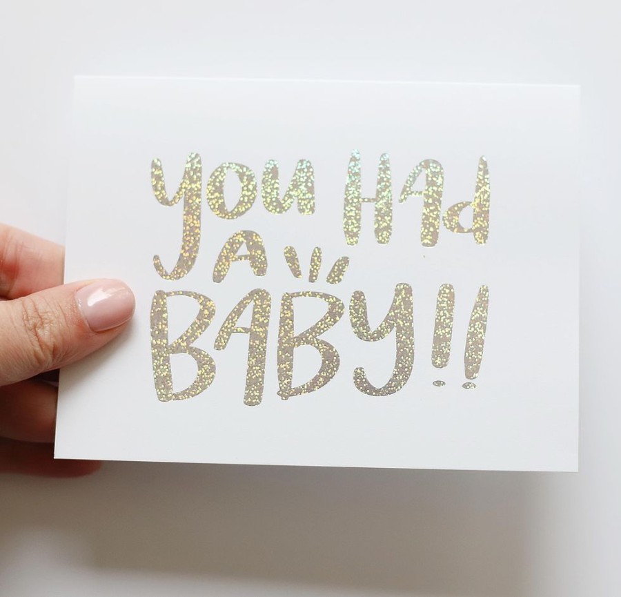 Stationery Charlie Pickles | You Had A Baby! Greeting Card