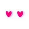 Accessories Charlie Pickles | Heart Stud Earrings (Various Colours)