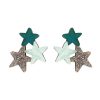 Accessories Charlie Pickles | Statement Star Earrings-Teal