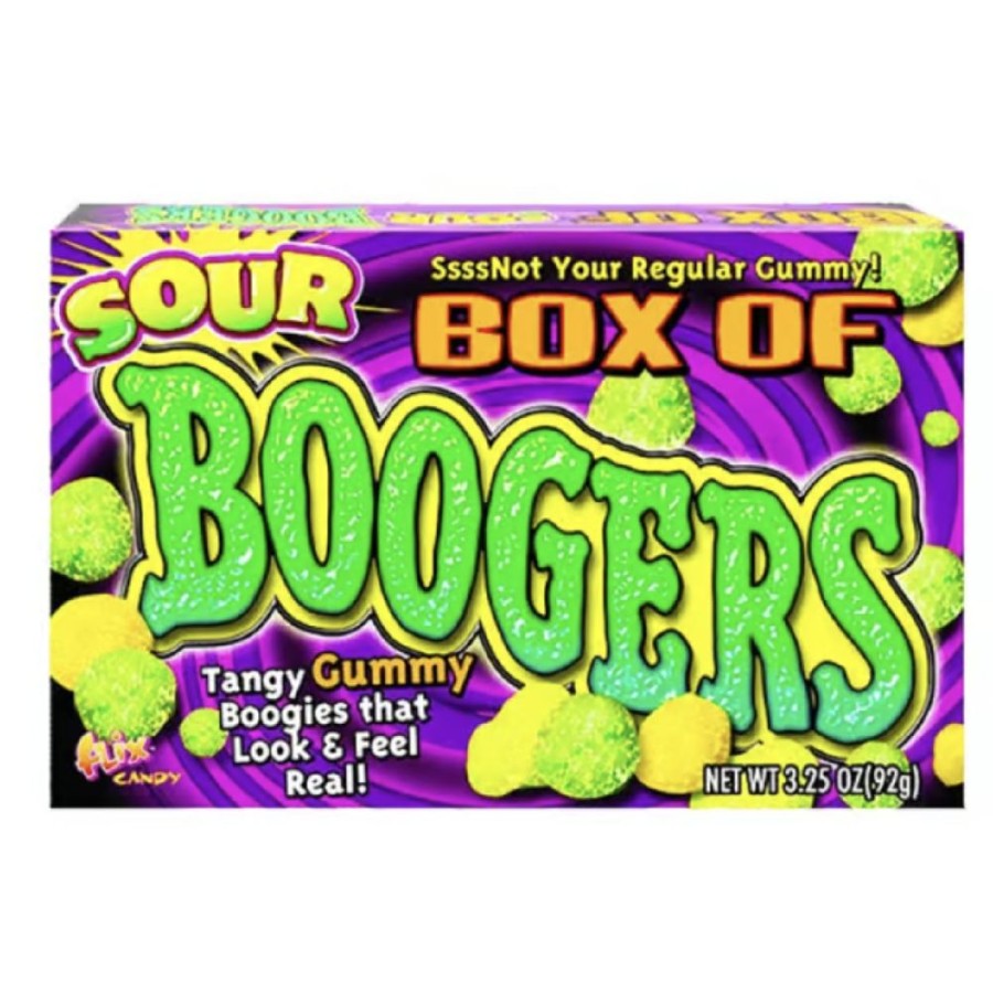 Candy & Treats Charlie Pickles | Sour Boogers Gummy Theater Box