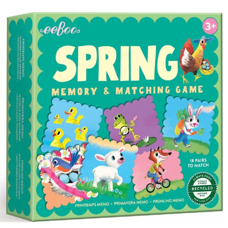 Toys & Fun Stuff Charlie Pickles | Spring Little Memory And Matching Game