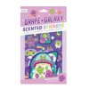 Stationery Charlie Pickles | Scented Scratch Stickers : Grape Galaxy