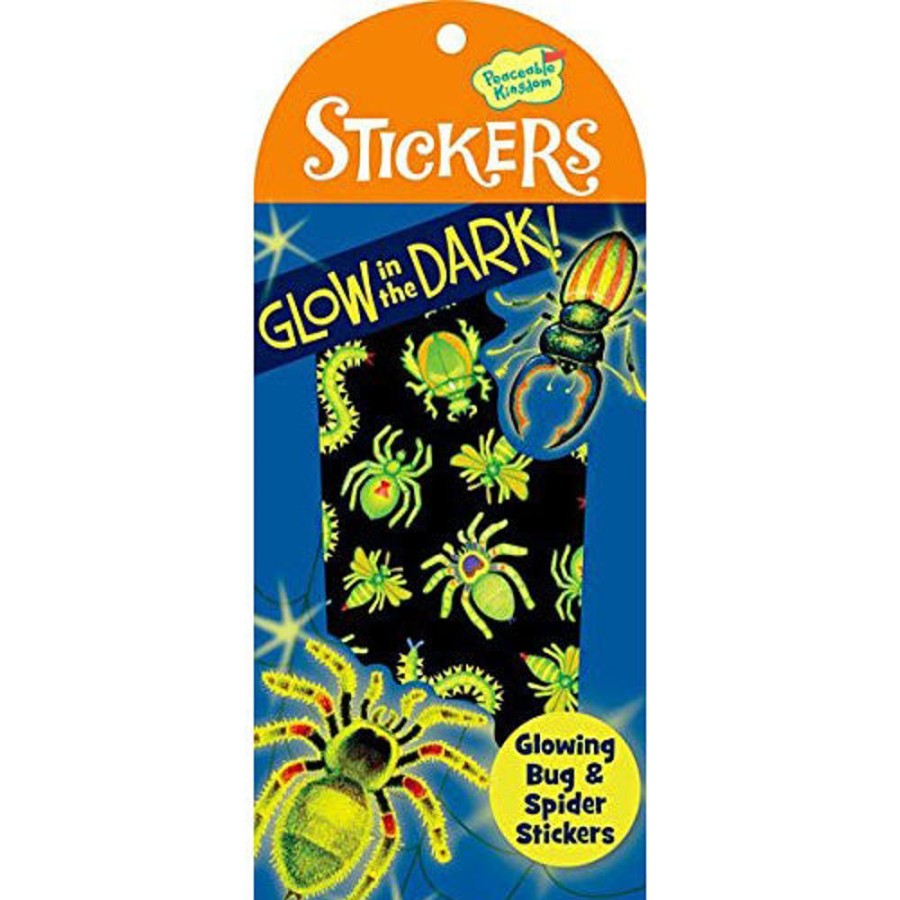 Stationery Charlie Pickles | Glowing Bugs & Spiders Glow Stickers