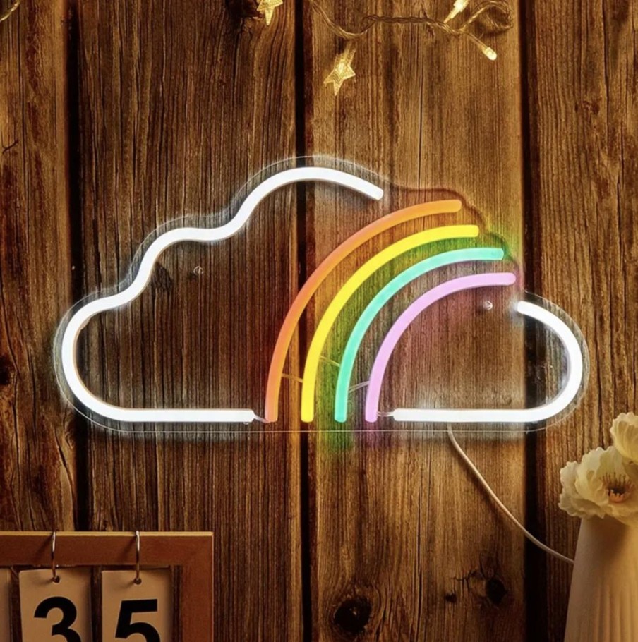 Home Charlie Pickles | Rainbow Cloud Neon Led Light