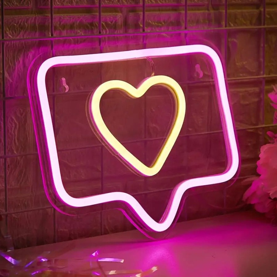 Home Charlie Pickles | Emoji Heart, Led Neon Light