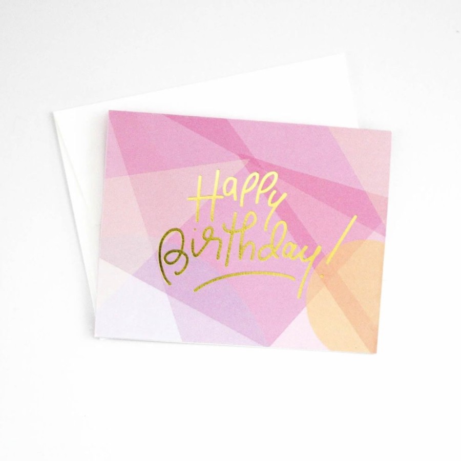 Stationery Charlie Pickles | Happy Birthday (Pink), Greeting Card