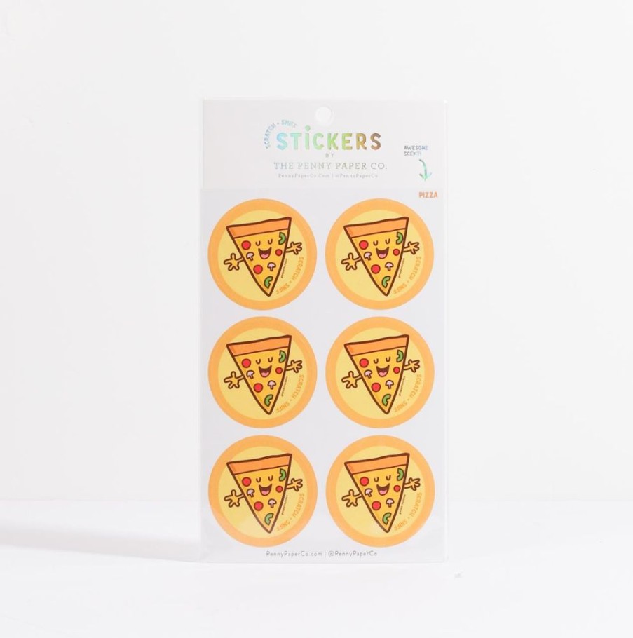 Stationery Charlie Pickles | Pizza, Scented Scratch And Sniff Stickers