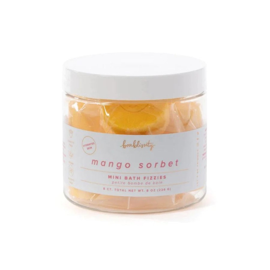 Wellness Charlie Pickles | Mango Sorbet Mini Bath Fizzies (8 Pc)