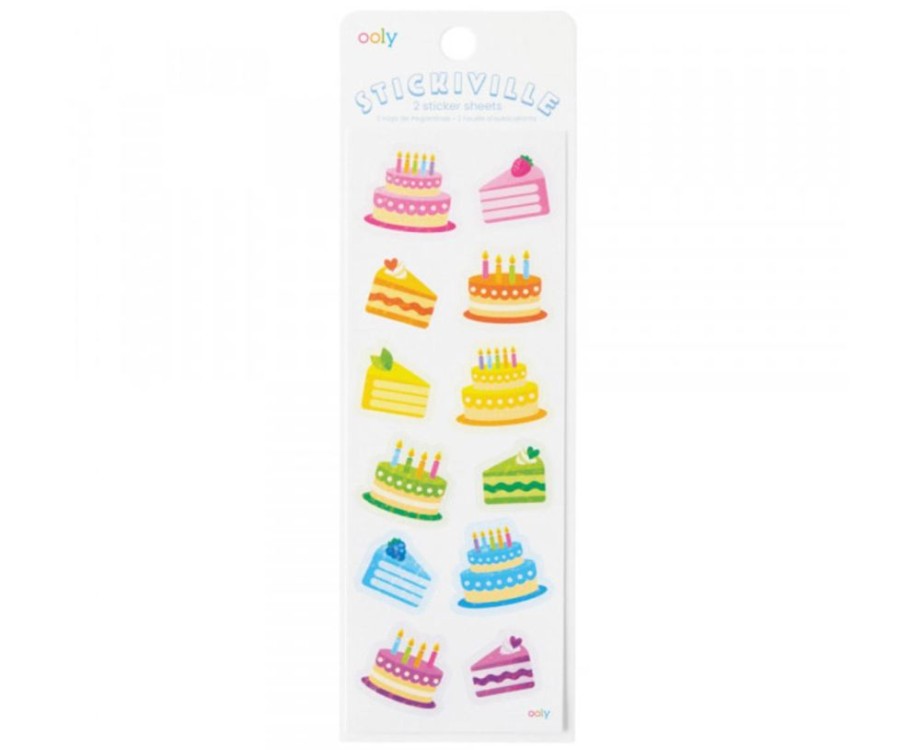 Stationery Charlie Pickles | Stickiville Skinny-Birthday Cakes (Holographic Glitter)