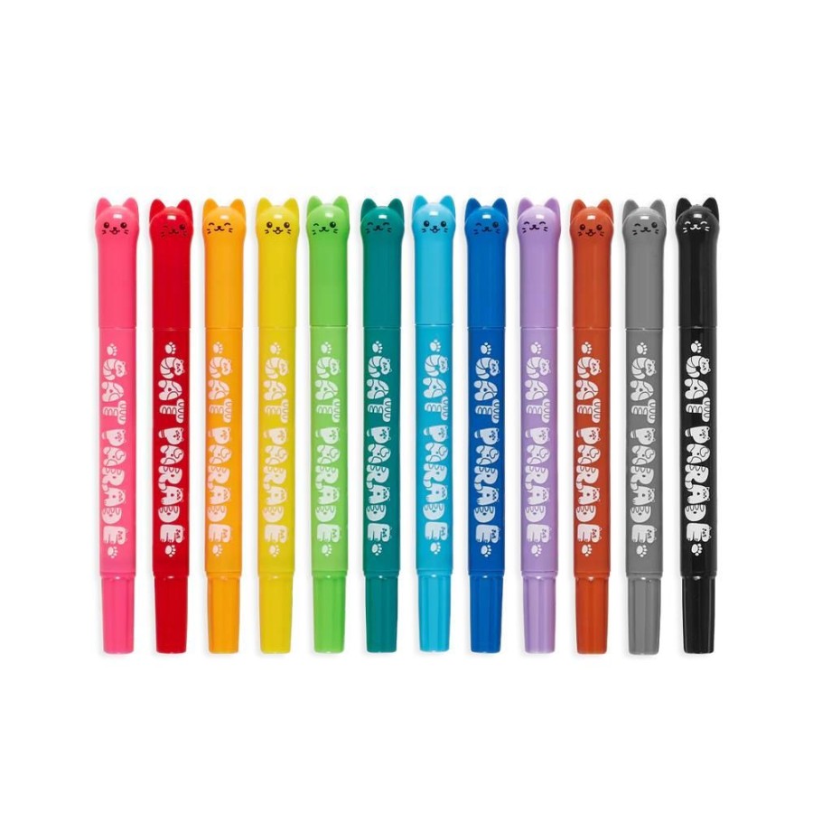 Stationery Charlie Pickles | Cat Parade Gel Crayons (Set Of 12)