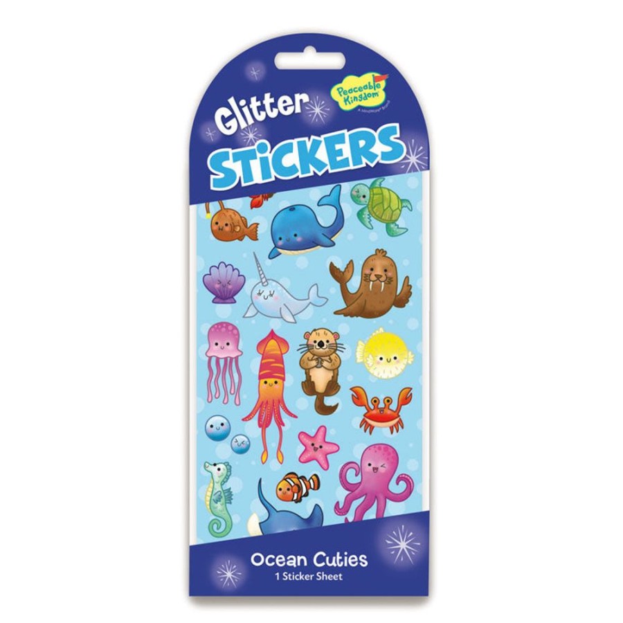 Stationery Charlie Pickles | Ocean Cuties Glitter Stickers