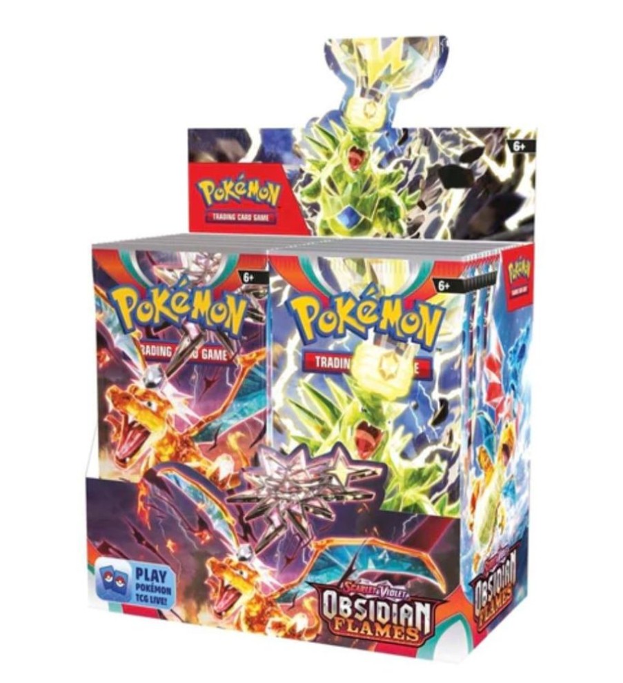 Toys & Fun Stuff Charlie Pickles | Pokemon Sv3 Obsidian Flames Booster Box