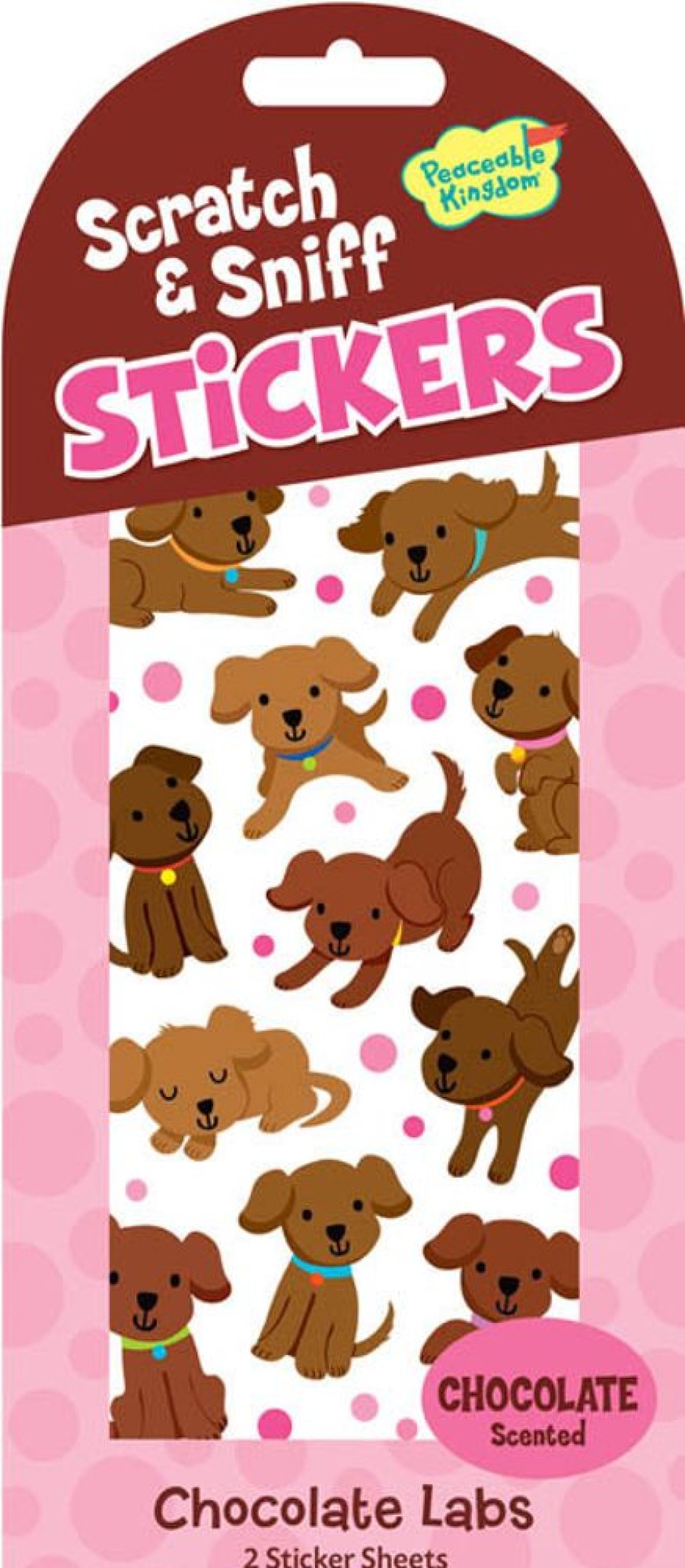 Stationery Charlie Pickles | Chocolate Labs, Scratch & Sniff Stickers