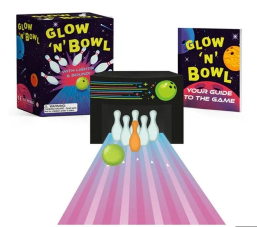 Toys & Fun Stuff Charlie Pickles | Glow N' Bowl Mini Bowling Game