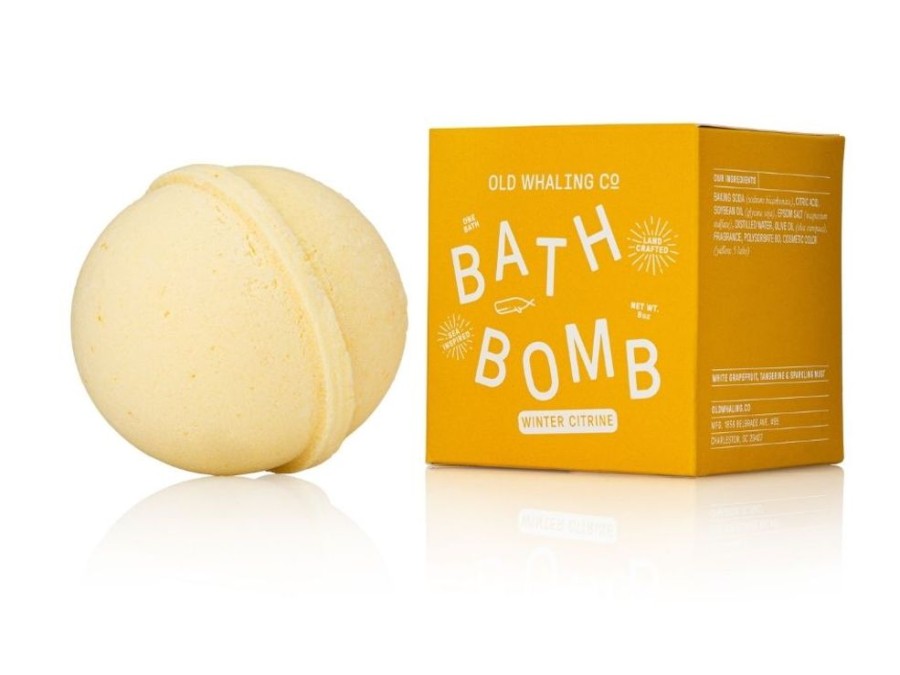 Wellness Charlie Pickles | New! Winter Citrine Bath Bomb