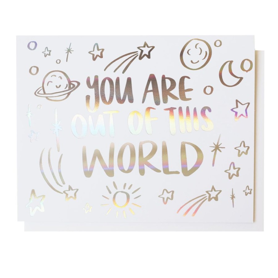 Stationery Charlie Pickles | You Are Out Of This World, Greeting Card