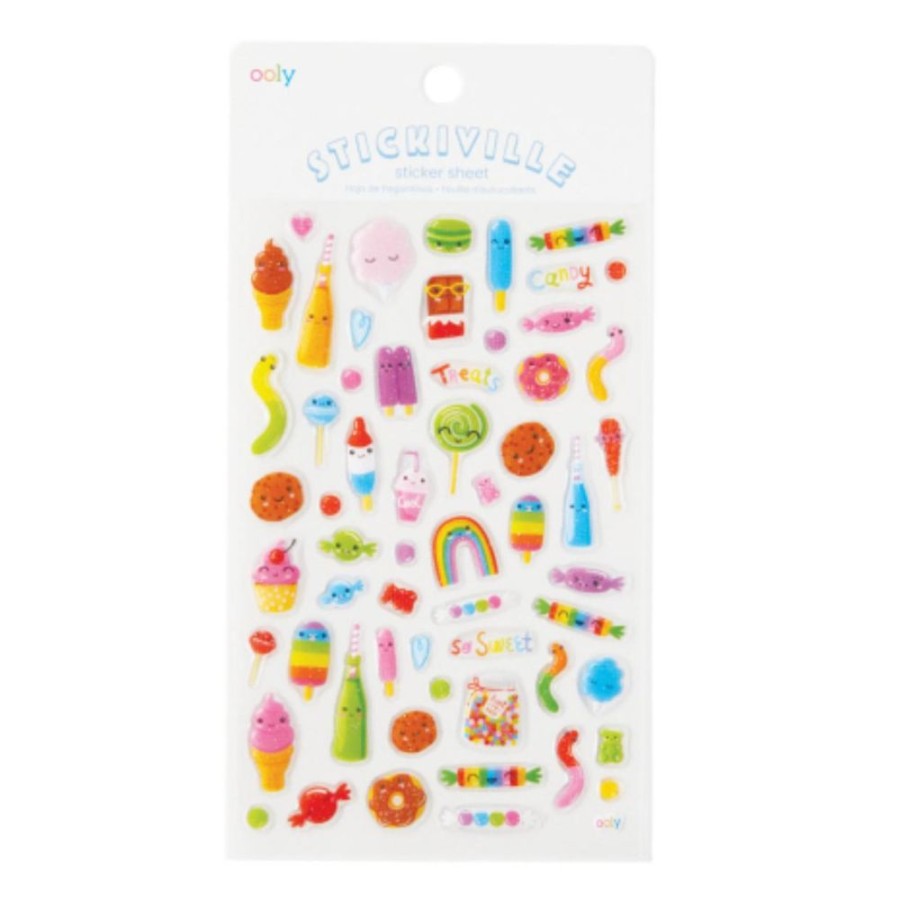 Stationery Charlie Pickles | Stickiville Standard-Candy Shoppe (Glitter Expoxy)