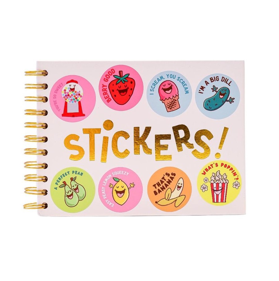 Stationery Charlie Pickles | 80'S Sticker Collection|Hardcover Sticker Book